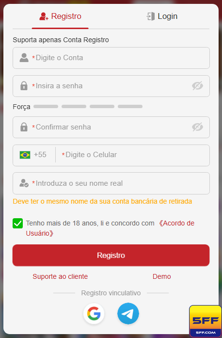Experiência de Jogos 5ff.com
